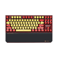 Hyeku 黑峡谷 X3 87键 2.4G双模机械键盘 龙舌兰日出 凯华BOX天空蓝轴 单光