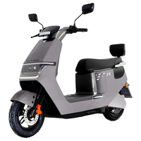 绿源电动摩托车MEW续航100公里72V20AH铅酸电池大容量成人代步轻便超长续航火山灰