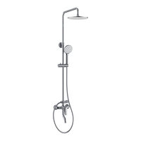 小牧优品九牧卫浴淋浴花洒套装多种水花除垢花洒喷套装多功能手持花洒套装 三功能-基础款2300 镀铬-经典银色