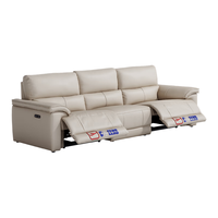 头等舱真皮艺沙发现代简约电动功能家用零靠墙客厅家具30196白三A