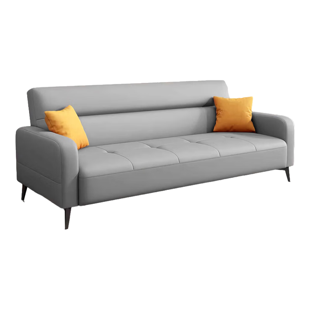 移动端、京东百亿补贴：惠寻 沙发客厅小户型折叠沙发床一体两用2025新款现代简约家用三人沙发 浅灰色