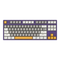  ikbc 无线 机械键盘  无背光 机能灰 红轴