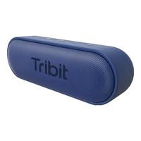 Tribit Xsound Go趣倍便携式蓝牙音箱 户外防水音箱 IPX7级防水 迷你低音炮小型 户外IPX7双喇叭16W蓝色