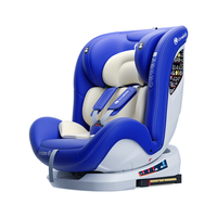 innokids儿童座椅汽车载用0-4-12岁i-Size认证360旋转可坐躺IK12蓝 【i-size认证】克莱因蓝