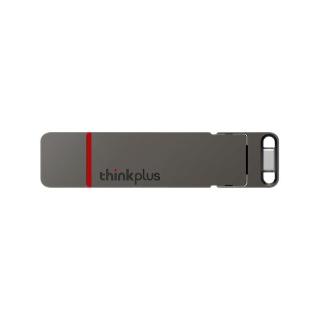 thinkplus TU200 Pro USB 3.2 固态U盘 灰色 128GB Type-C/USB-A双口