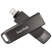 SanDisk 闪迪 欢欣i享系列 SDIX70N-128G-ZN6NE U盘 黑色 128GB 苹果lightning接口/Type-C双口