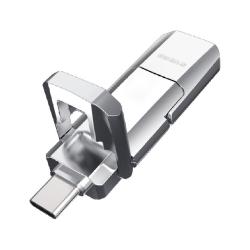 爱国者 超跑系列 U393 USB 3.1 128G固态U盘 Type-C/USB双口