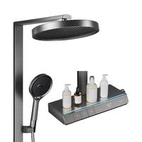 国家补贴：九牧 琴键天幕丝雨恒温花洒智能数显花洒淋浴花洒