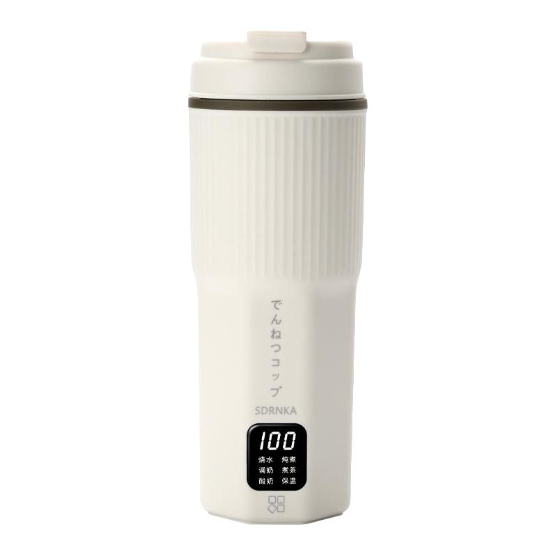 日本SDRNKA烧水杯便携式烧水壶旅行电热水杯小型加热保温杯热水壶