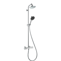 汉斯格雅（Hansgrohe） 恒温花洒240顶喷境雨手持花洒恒温下出水龙头淋浴管套装 160顶喷+柯洛玛手持 240顶喷+飞雨手持恒温非下出水