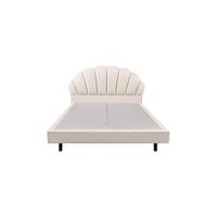 Serta/舒达青少年儿童床架 星贝 实木云柔皮儿童床贝壳床