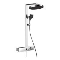 日丰淋浴花洒套装家用白色花洒汉斯全套增压多功能喷头淋浴器平替F3 镜面 | 精铜水路+境雨手持