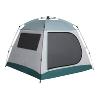 DECATHLON 迪卡侬 便携式折叠自动野外速开防雨帐篷徒步露营速开帐清新海盐-4839029