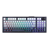 Darmoshark/达摩鲨 三模连接 机械键盘  银鲨线性轴 渐变黑 RGB