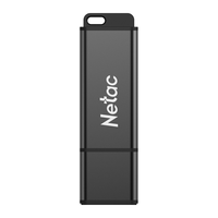 Netac 朗科 U355 USB 3.0 U盘 黑色 128GB USB-A
