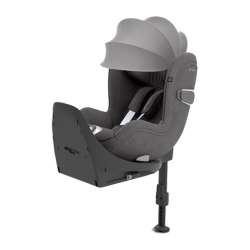 cybex 铂金线0-4岁汽车座椅360度旋转Sirona T i-size 幻影灰