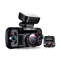 PAPAGO！高清四镜头360度全景行车记录仪防剐蹭G620+128G卡+停车监控线