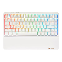 黑峡谷（Hyeku） Y3无线蓝牙三模游戏机械键盘客制化可热插拔gasket结构PBT键帽RGB背光 Y2洛白82键-BOX V2苍岭轴