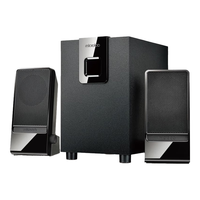 microlab 麦博 M100U 蓝牙版 2.1声道 桌面 蓝牙音箱 黑色