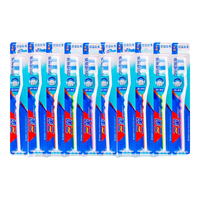 SANXIAO 三笑 舒适软毛牙刷套装 (波浪5支+弧形5支)