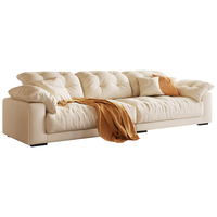 沐眠 奶油布艺沙发 2.1米小三人位