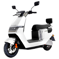 绿源电动摩托车MEW续航100公里72V20AH铅酸电池大容量成人代步轻便超长续航光纤白