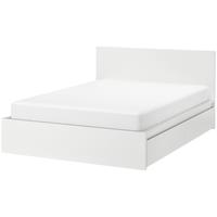 IKEA宜家MALM马尔姆双人床主卧现代简约侘寂风床架实用卧室床