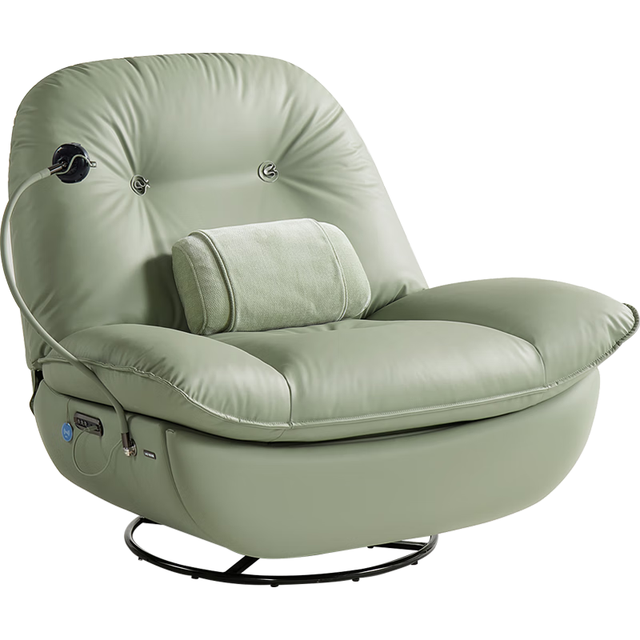 林氏家居 G085-F 休闲沙发 4.0智能电动摇 桥下春波 云皮