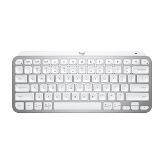 logitech 罗技 MX Keys Mini无线蓝牙键盘 充电办公ipad键盘 薄膜超薄妙控键盘 科技灰商用版（带Bolt接收器）
