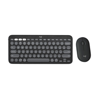 logitech/罗技 双模连接 无线键鼠套装  无背光 夜幕黑