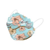 诺伯豪斯 韩版KN95鱼型立体3D防护口罩10只独立包装 防雾霾花粉粉尘防沙尘 【kn95防护】蓝色 10枚独立包装