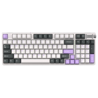 雷神 T96 96键 有线机械键盘 暮山紫 五行轴-火轴 RGB