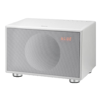 吉年瓦兰 （Geneva）日内瓦之声Classic M立体声蓝牙音响台式桌面HiFi音箱收音机多功能  隽永白色+支架（1-2天发货）