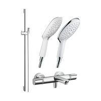 hansgrohe 汉斯格雅 飞雨Select150恒温龙头带下出水淋浴花洒套餐 飞雨150圆