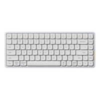 洛斐 OFREE 洛斐 小顺机械键盘银色幽灵双模84键矮轴轻薄Gasket结构适合多场景办公