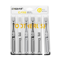  CASA/卡莎 柔软刷毛 软毛牙刷  6支
