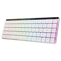 华硕(ASUS)ROG魔导士Ace HFX 电竞键盘 游戏机械键盘 Gasket结构 8K回报率 小蜜蜂战队同款键盘 ROG魔导士RX LP红轴 无线三模连接