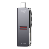 爱国者 U357 USB3.2双接口 64GB 灰色 U盘