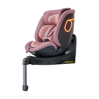 Buddy Buzzy 两只兔子 B107 求知2 安全座椅 0-8岁 冰莓粉