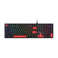  A4TECH/双飞燕 电竞外设 机械键盘  红轴 虹彩 RGB