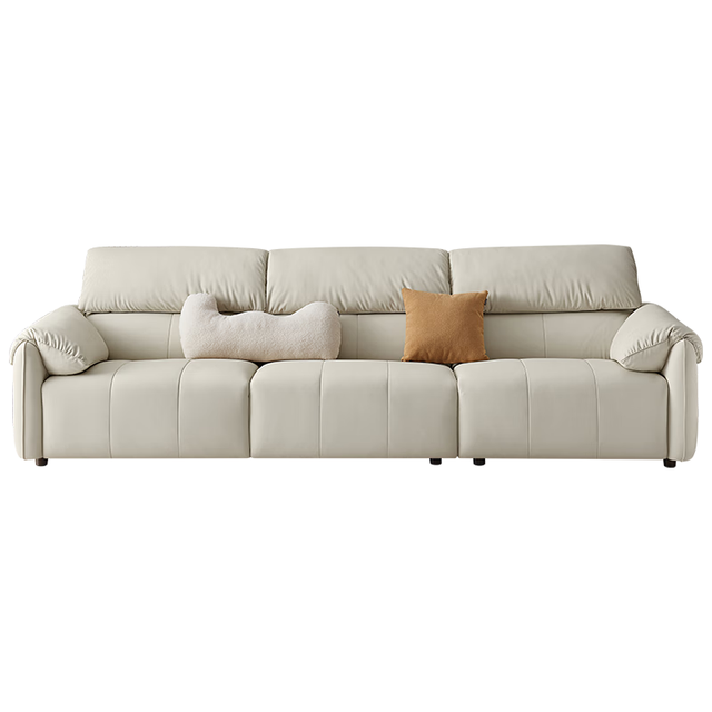 全友 112060 猫爪皮艺沙发 左1+右3