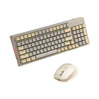  acer/宏碁 充电鼠标键盘 无线蓝牙键鼠套装  灰黄拼色 无背光