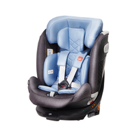 好孩子（gb）儿童座椅汽车用0-12岁360°旋转I-Size认证8系高速舱1号 舱1号静谧蓝