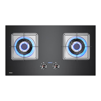 四季沐歌（MICOE）燃气灶双灶家用煤气灶液化气5.0kW大火力猛火嵌入式灶具台式煤气罐炉具双边独立定时1级能效