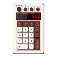 8BITDO 八位堂 Retro18 18键 三模机械键盘 F版 凯华BoxV2白轴