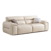 LINSY 林氏家居 PS289-A 奶酪白2.47米生态牛皮款 奶酪白|2.47米|生态牛皮款