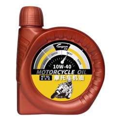 龙润 润滑油半合成摩托车机油 4T四冲程润滑油 10W-40 SL级 1L