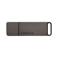 thinkplus 双接口 U盘  商务灰 128GB