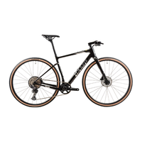 坎普（CAMP）GX600 公路车平把单车碳纤维砾石瓜车纯油碟刹车12变速赛车车自行 闪银黑 12速 500码