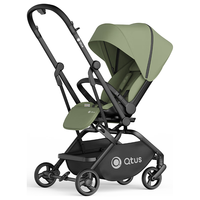 Qtus 昆塔斯 Q9 Plus-Lark Ⅱ 高景观双向婴儿车 橄榄绿